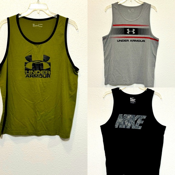 Other - EUC - 3 Men’s Tanks - UA and Nike - size XL